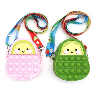 China Popular Children's Toys Zipper Noise Clips Noise Bag Shoulder Bag Busy Person Fashionable Toys for sale