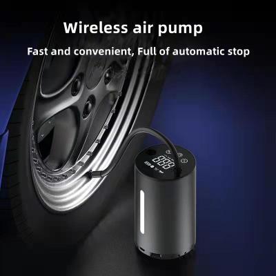 China Emergency Light Digital Car Bicycle Ball Motor Cars Tyre 150 psi Electric Portable Wireless Tire Inflator Pump Mini Handheld Air Compressor for sale