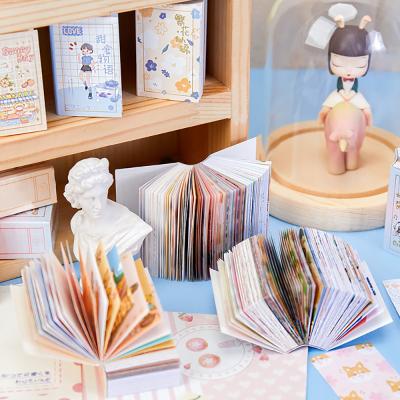 China Hot Selling Self-adhesive Box Package A Set Of Sticky Fashion Sticky Notes, Memo Pad Gift Custom Printed Paper Set for sale