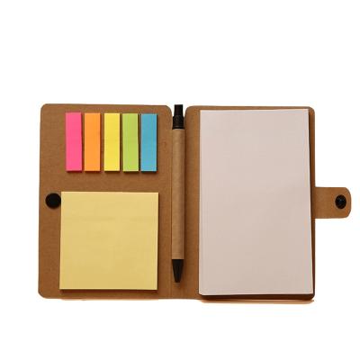 China Muti-function self-adhesive note box sets, wrapping paper notebook personalized memo pads sticky notes for sale