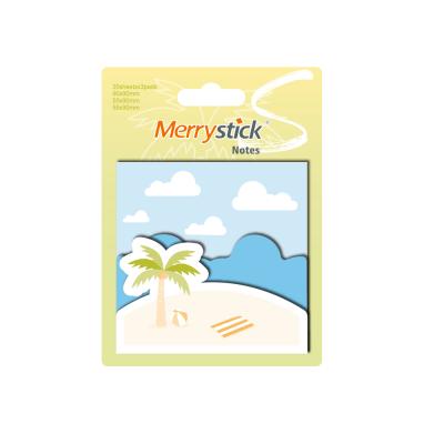 China Merrystick Self Adhesive Wholesale Reusable Memo Pad, Best Selling Funny Sticky Notes Memo Pad for sale