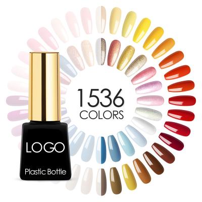 China Nail Art Beauty 1536 Colors OEM/ODM Nails LED UV Gel Polish Color Private Label Logo Customize Printing Packing Box Free Samples for sale