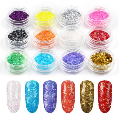 China Easy Apply Nail Art Sticker Nial Foil Paper by COSCELIA Manicure Pedicure Decal Wraps Silk Lines 12/6 Colors Decoration Accessory Set for sale