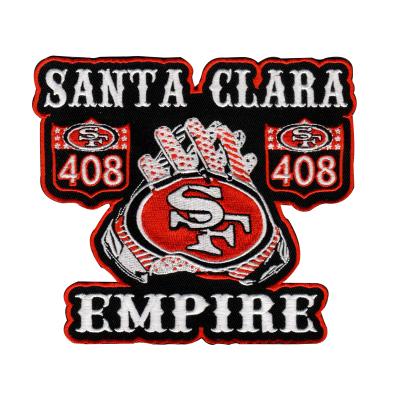 China OEM Sustainable Iron On Embroidered Embroidery PATCH Patches SF SAN FRAN CA BASEBALL Size 2.5 Inches for sale