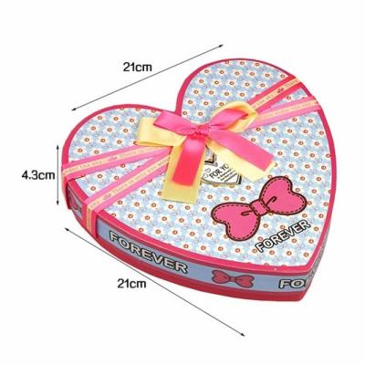 China Heart shape customized jewelry paper boxes jewllery gift packaging for sale