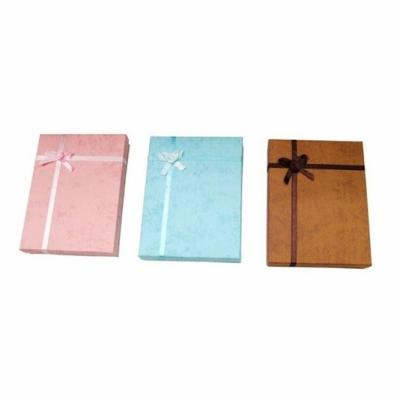 China Normal square gift jewelry paper boxes cardboard jewellery insert for sale