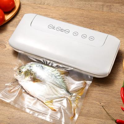 China Hotel Food Vacuum Sealer With Bag Cutter Free Roll Vacuum Packing Machine Portable Electric Food Saver With ETL for sale