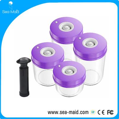 China Sea-Domestic Vacuum Sealer Pump Container Warehouse Viable Storage Containers For Home Use To Preserve Coffee Beans for sale