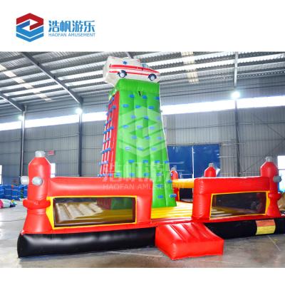 China Wholesale Outdoor Huge Inflatable Bouncer Playground Sports Playground Climbing Wall For Rental Business for sale