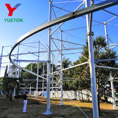 China ALLOY Equipment Outdoor Adventure Park Immersive Projection Roller Coaster Zipper Line For Sale for sale