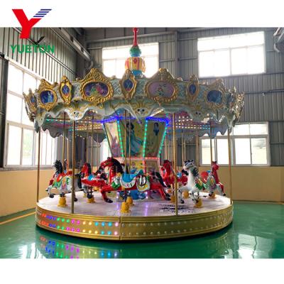 China Popular shopping mall/amusement park factory price electric luxury amusement park carousel ride for sale for sale