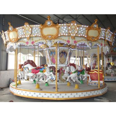 China Commercial Mall/Amusement Park Fairground Amusement Park Kids Carnival Rides Amusement Park Carousel Electric Single Horse for sale