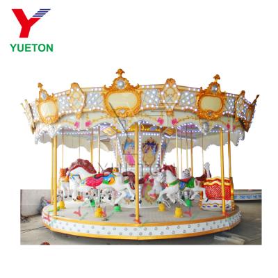 China China Manufacturer 16 Seats Mall/Amusement Park China Fairground Amusement Theme Park Ride Kids Mini Electric Merry Go Round Carousel For Sale for sale