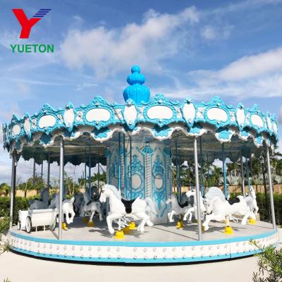 China Zhengzhou Yueton Mall/Amusement Park Outdoor Playground Amusement Park Ride Carousel For Sale for sale