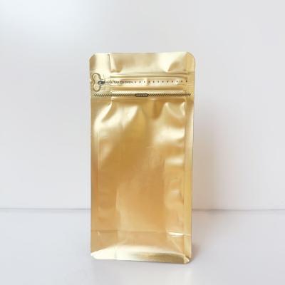 China Barrier Custom Design Aluminized Multi-size Coffee Beans Packaging Side Gusset Coffee Bean Bags for sale