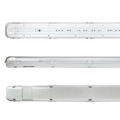 China Warehouse GS/CE/ROHS/CCC IP65 Waterproof 1200mm Tunnel Light Fixture 4feet T8 Dual LED Tri-proof Fixtures for sale