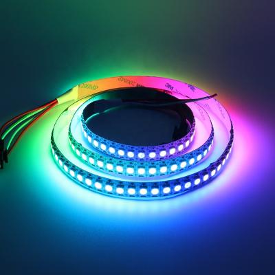 China LANDSCAPE/Decorative lighting 60 144 led/m ws2812 ws2812b black/white PCB 5m ip67/ip20 waterproof ip65 SMD5050 RGB 30 led strip for sale