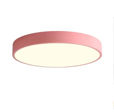 China Industrial Ultra Thin Modern Ceiling Lamp LED Ceiling Light Round Simple Decoration Fixtures Study Dining Room Living Room Ceiling Lamp for sale