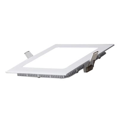 China AC85-265V Aluminum Alloy Lighting 18W LED Super Slim Square Square Panel Light Recessed Mounted Ceiling Light for sale