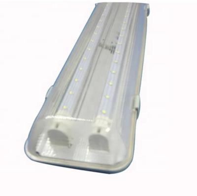 China Tri proof led tube fixture for underground garage 1500mm T8 spray tight linear light fixture IP65 60W tri proof led light housing for sale