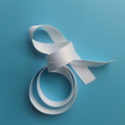 China White Sublimation Fabric Polyester Wristband For Sublimation 15mm for sale