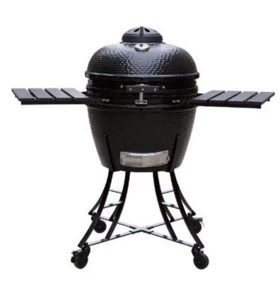 中国 56cm SGSの黒は22インチのKamadoのグリル処置の表面を艶をかけた 販売のため