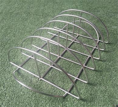 China 38x21.5x11cm BBQ Grill Accessories , 304 Stainless Steel Smoker Rib Rack for sale