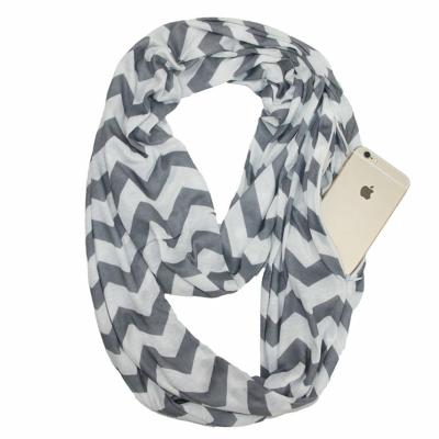 China Everyday Life Infinity Scarf for Women Ladies Girls, Loop Tank Top Scarf for All Seasons, Various Colors Pocket Scarf for sale