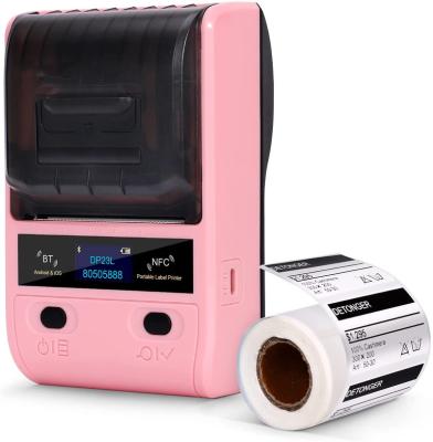 China Mini Thermal Sticker Printer Handy Color Label Name Sticker Label Cartoon Printer for sale