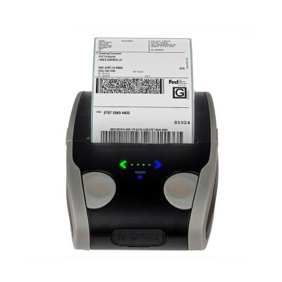 China Blue Tooth Printer Receipt Barcode Label Printer Mobile 58mm Black and White Handheld Thermal Blue Printer for Shipping for sale