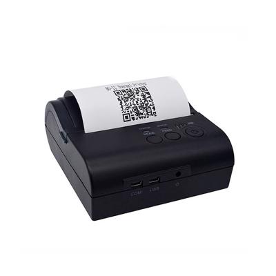 China Mini Android 80mm Black And White Wireless Portable Handheld Blue Tooth Mobile Receipt Thermal Printer for sale