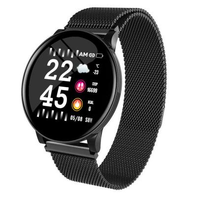 China 2020 Newest Touch Screen Round Shape Sport Disc Waterproof Smart Watch W8 For Android for sale