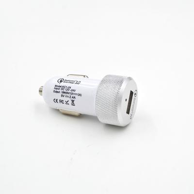 China Hands-Free Simple Quick USB Car Charger Portable Charging 3.0 Charging for sale