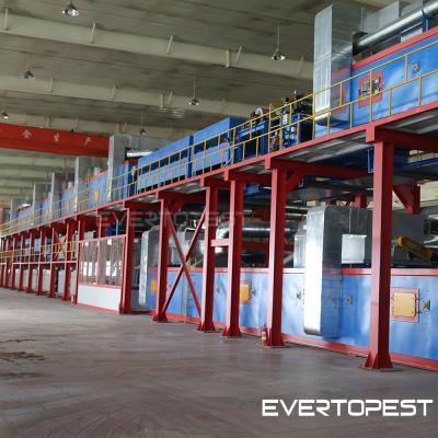 China Continuous Line of Hotels Color Coating Production Machine for sale