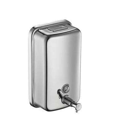 China Foam Soap Dispenser High Quality Wall Mounted 201/202/304 Stainless Steel Hand Liquid Soap Dispenser for sale