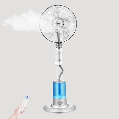 China Hotel Wholesale Indoor Portable Floor Standing Electric Humidifier Humidifier Mist Spray Air Water Cooling Water Cooling Mist Fan for sale