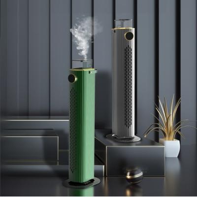 China Hotel 2 in 1 Smart Tower Heater Electric Heater with Negative Ion Purification Ultrasonic Humidifier for Indoor Use for sale