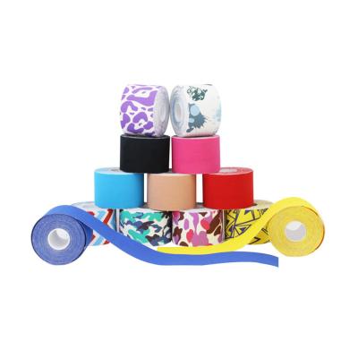 China OUTDOOR Precut Kinesiology Waterproof Sports Tape FITNESS Sports Cotton Cotton Sports Tape Compression Bandage for sale