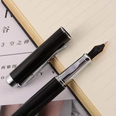 China office & Hot Personalized Luxury Fountain Pen High Quality Gift Classic Metal Cheap Custom Pen School Quality Metal Fountain Customized Logo for sale