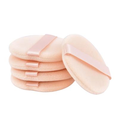 China 1Pcs/Set Reusable Makeup Sponge PuffsNatural Smooth Cosmetic Puffs Powder Puff Foundation Soft Flocking Facial Tool for sale