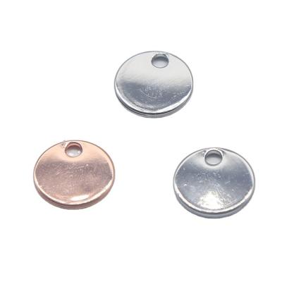 China Other Brand Direct Circular Metal Alloy Factory Handbag Logo Hand Sewing Tag With OEM Service for sale