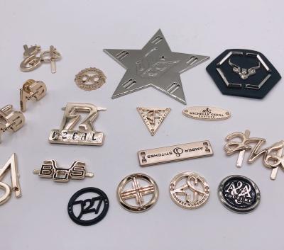 China Other Custom Logo Embroidery Patch Garment Accessories Garment Other Metal Cufflinks Lapel Pins Emboss for sale