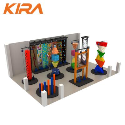 China Create Fun Indoor Popular Indoor Children Amusement Park Kids Climbing Wall Ninja Parks for sale