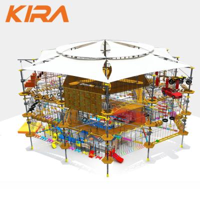 China Customized Popular Outdoor Adventure Rope Obstacle Challenge Course Playground Equipment For Adventure Park for sale