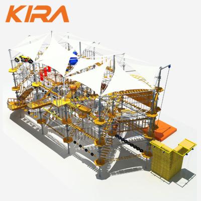 China Customized Outdoor Adventure Kids Playground Equipment Design Unique Rope Obstacle Course for sale