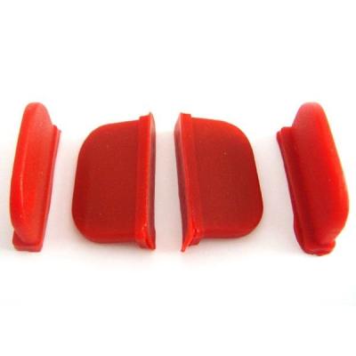 China Red Yellow Bule Large Vacuum Forming Injection Molded Plastic Parts PP PVC TPE for sale