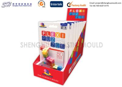 China Custom Plastic injection molding toys flexi puzzle for kids / children for sale