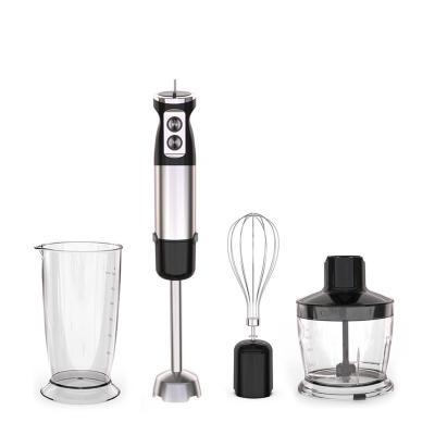 China Multifunctional 4 in 1 Electric Beaker Graphite Chopper Whisk Set 400W/500W/600W/800W/1000W Immersion Hand Stick Blender for sale