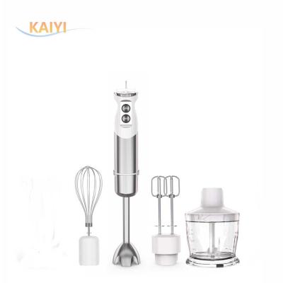 China Multifunctional Kitchen Multifunction 4 White In 1 LED Household Blender Hand Stick Immersion Blender Blender Set for sale