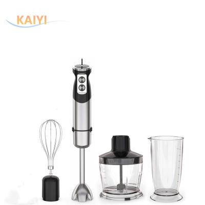 China OEM Multifunctional Black Electric 4 in 1 Stick Hand Mixers Food Processor Stick Hand Blender Set for sale